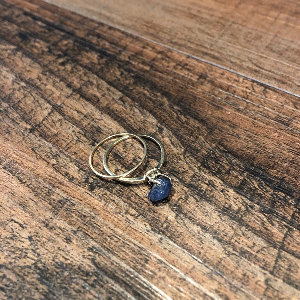Limited Edition: Erica Weiner Rough, Raw Sapphire Ring
